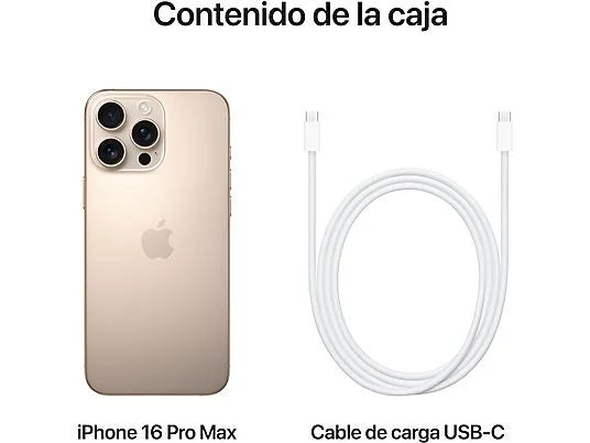 Apple iPhone 16 Pro, Titanio Negro, 128 GB, 5G, 6.3 " OLED Super Retina XDR, Chip A18 Pro, iOS