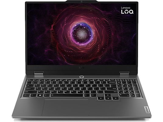 Portátil gaming - Lenovo LOQ 15ARP9, 15.6" Full-HD, AMD Ryzen™ 7 7435HS, 24GB RAM, 512GB SSD, GeForce RTX™ 4050, Sin sistema operativo, Gris