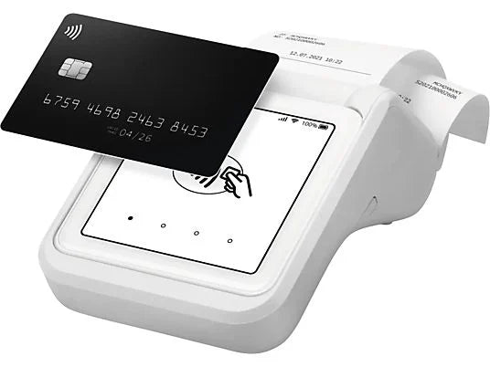 Datáfono - Sumup, Con impresora, Entrada PIN, NFC, USB-C, Pantalla táctil, Blanco