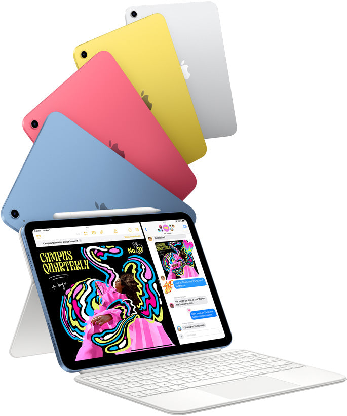 Apple iPad (11ªgen), 128GB, Azul, WiFi, 10.9", Retina, Chip A16 Bionic, iPadOS 18, Cable de carga USB‑C, Sin Adaptador de corriente